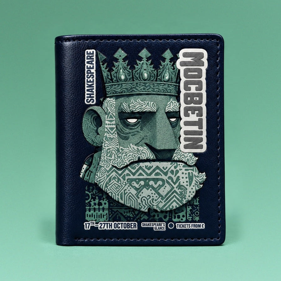 Macbeth pocket organizer(wallet), front view