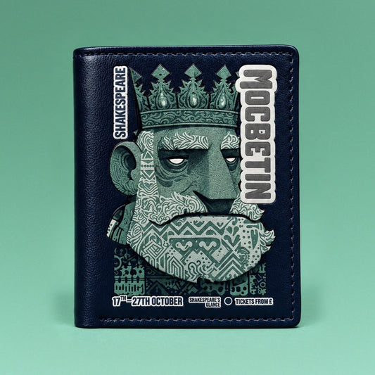 Macbeth pocket organizer(wallet), front view
