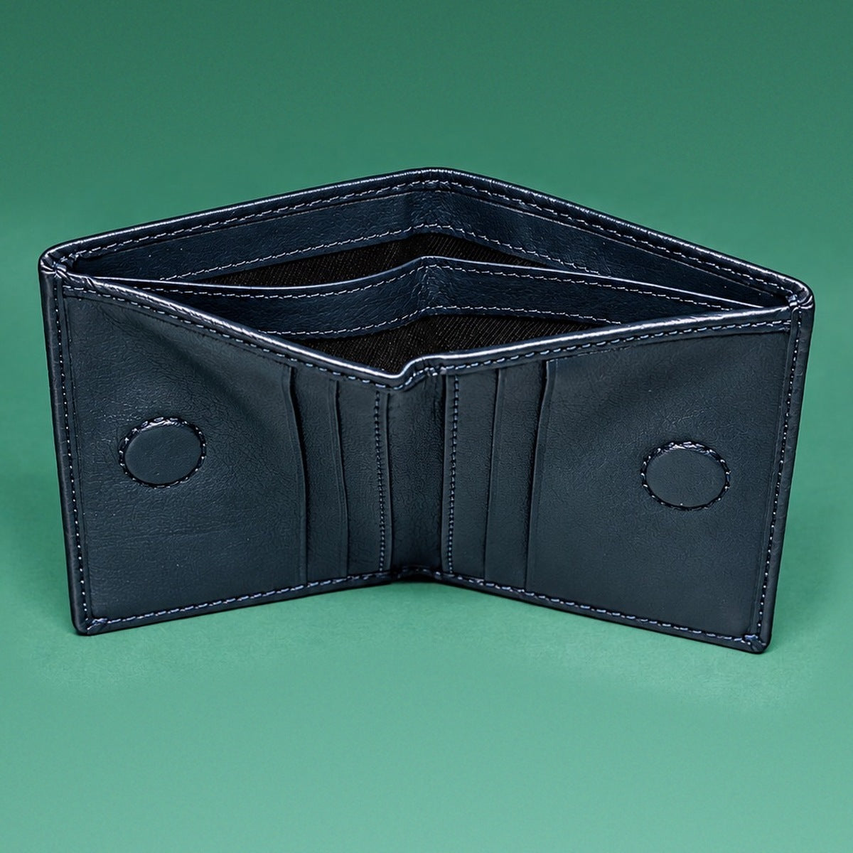 Macbeth pocket organizer(wallet), open angled view