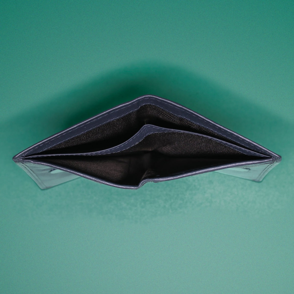 Macbeth pocket organizer(wallet), top view of the open wallet